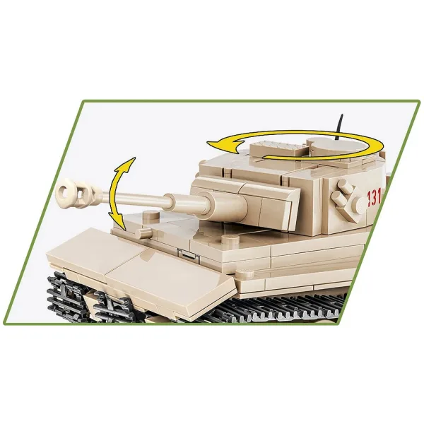 COBI: Zestaw konstrukcyjny czołgu Pzkpfw VI Tiger 131 (2710) zdjęcie 4
