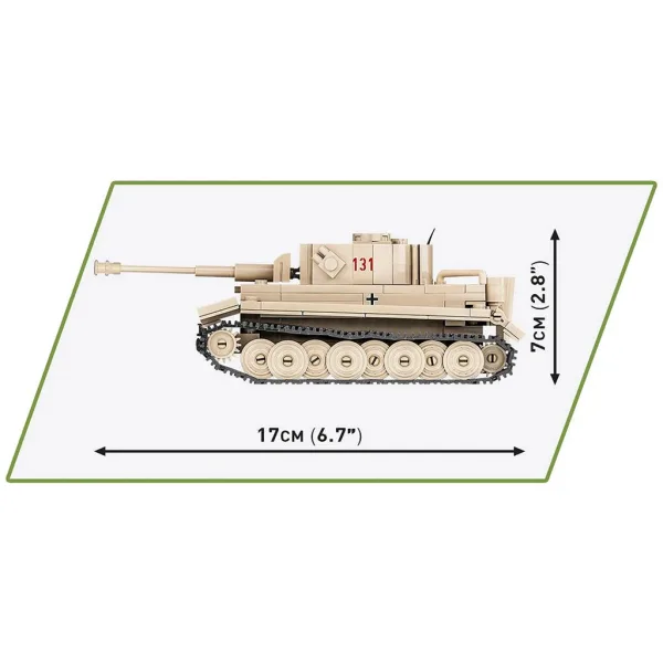 COBI: Zestaw konstrukcyjny czołgu Pzkpfw VI Tiger 131 (2710) zdjęcie 5