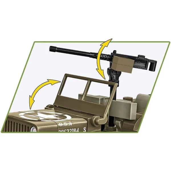 COBI: zestaw konstrukcyjny Willys MB czołg (3133) zdjęcie 4