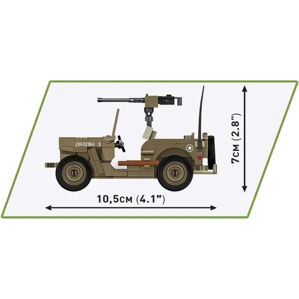COBI: zestaw konstrukcyjny Willys MB czołg (3133) zdjęcie 6