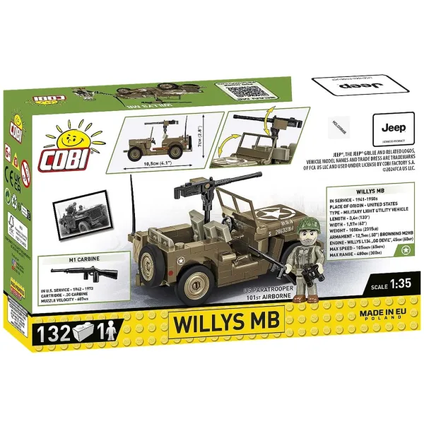 COBI: zestaw konstrukcyjny Willys MB czołg (3133) zdjęcie 7