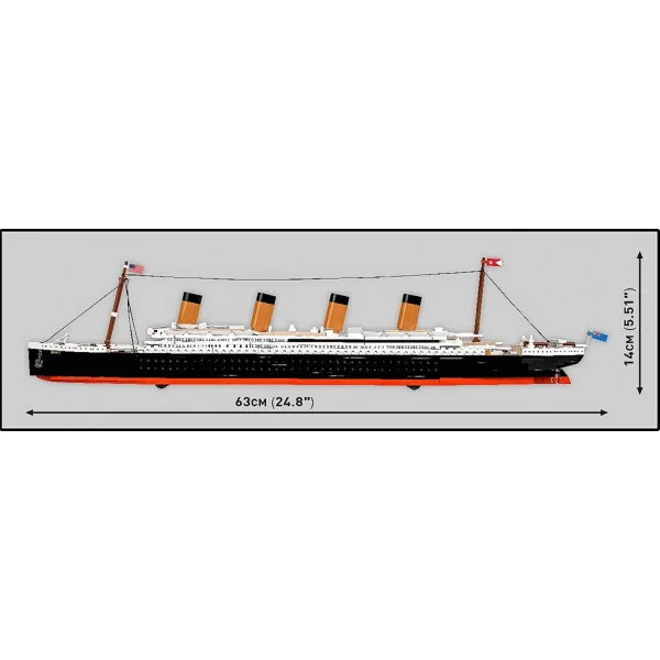 COBI: zestaw konstrukcyjny statku R.M.S. Titanic (1688) zdjęcie 4