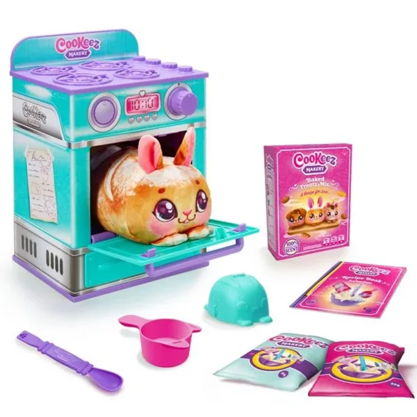 COOKEEZ Makery: Turkusowy zestaw do pieczenia z niespodzianką pluszowym zwierzątkiem zdjęcie 3