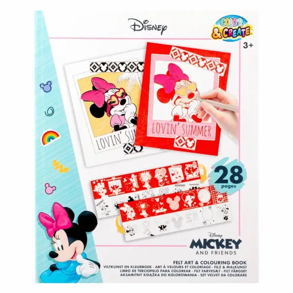 Canenco: Minnie Mouse Sztuka Filcowa i Książka do Kolorowania zdjęcie 1