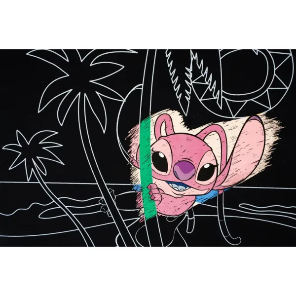 Canenco: Plakat do wydrapywania ze Stitchem, 29x15 cm, 2 sztuki zdjęcie 4