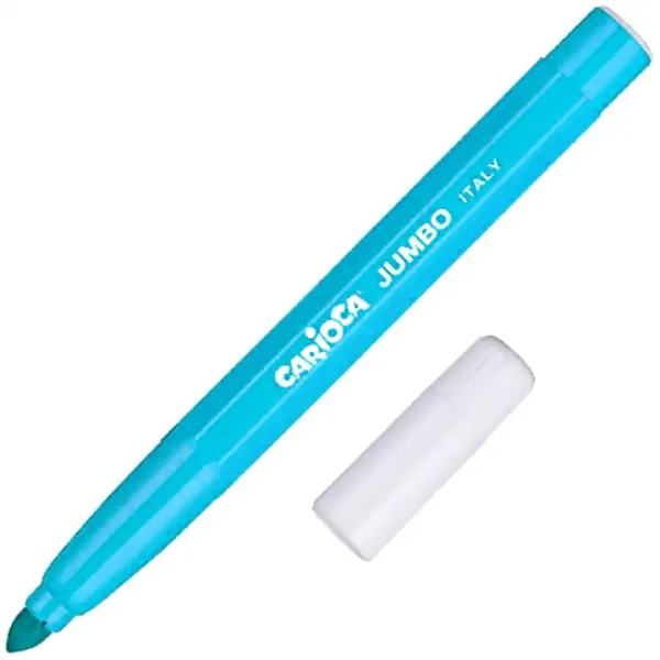 Carioca: Zmywalny Jumbo marker w kolorze jasnoniebieskim 1 sztuka zdjęcie 1