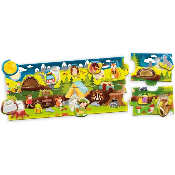 Carotina baby: Panorama lasu, puzzle 24 elementy - Lisciani zdjęcie 2