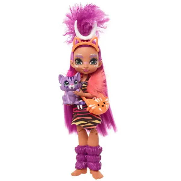 Cave Club: Zestaw do zabawy Roaralai z prehistorycznym zwierzęciem Ferell - Mattel zdjęcie 3