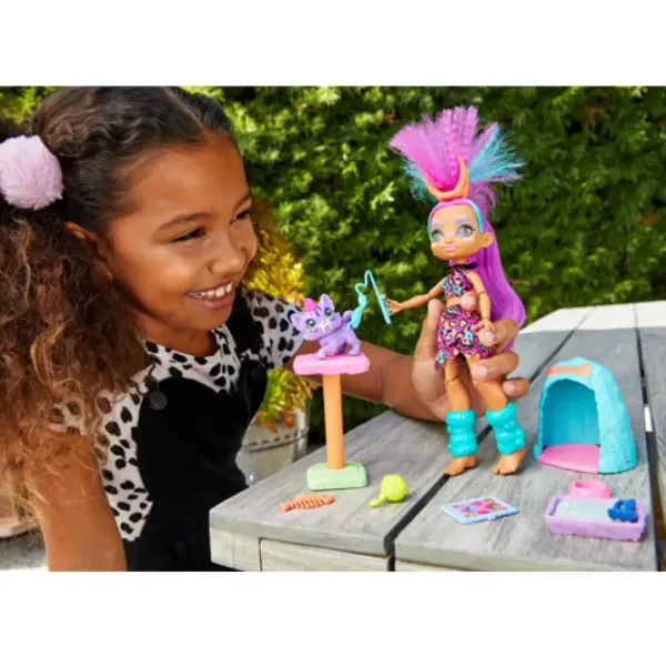 Cave Club: zestaw do zabawy Roaralai z akcesoriami - Mattel zdjęcie 4