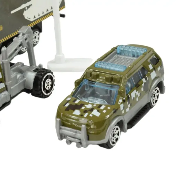 Chariot Die-Cast: Metalowy zestaw pojazdów wojskowych z akcesoriami w dwóch wariantach zdjęcie 4