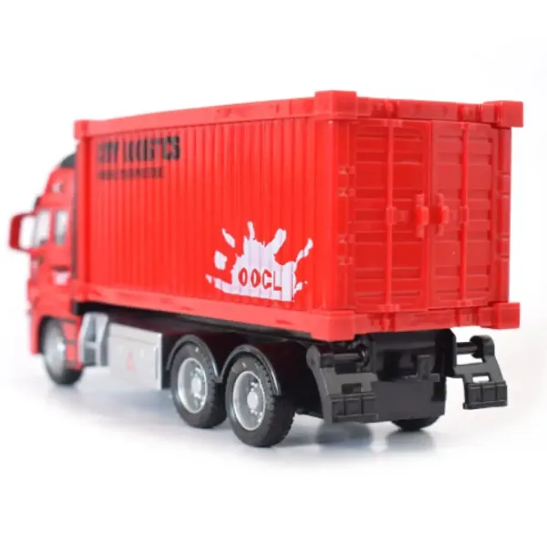 Ciężarówka kontenerowa z oświetleniem, dostępna w dwóch wersjach, skala 1/38 zdjęcie 3