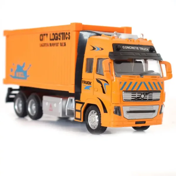 Ciężarówka kontenerowa z oświetleniem, dostępna w dwóch wersjach, skala 1/38 zdjęcie 4