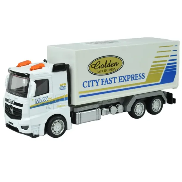 City Cars: Miejski samochód ciężarowy z napędem bezwładnościowym, różne warianty, 19 cm, 1 sztuka zdjęcie 6