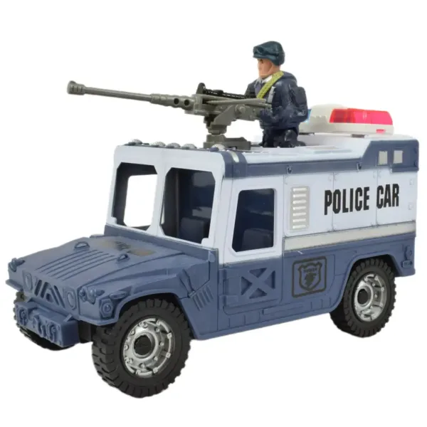 City Police: Zestaw policyjny z pojazdami i policjantem zdjęcie 6
