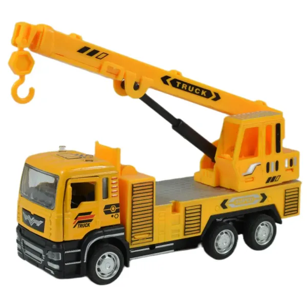 City Truck: Betoniarka lub dźwig z mechanizmem cofania 14 cm zdjęcie 2
