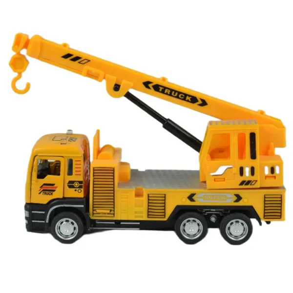 City Truck: Betoniarka lub dźwig z mechanizmem cofania 14 cm zdjęcie 3