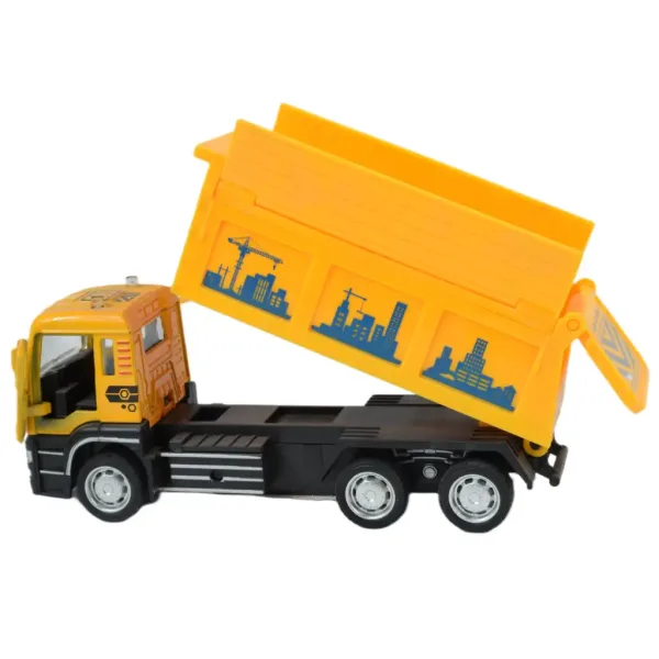 City Truck: Ciężarówka budowlana z mechanizmem napędu wstecznego, dostępna w dwóch wersjach, 14 cm zdjęcie 3