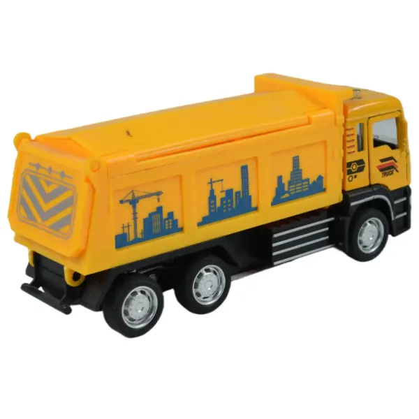 City Truck: Ciężarówka budowlana z mechanizmem napędu wstecznego, dostępna w dwóch wersjach, 14 cm zdjęcie 4