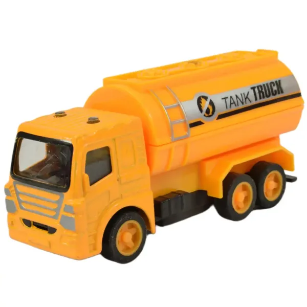 City Truck: Pojazdy budowlane z napędem na koło zamachowe, różne rodzaje, 9,5 cm, 1 sztuka zdjęcie 12