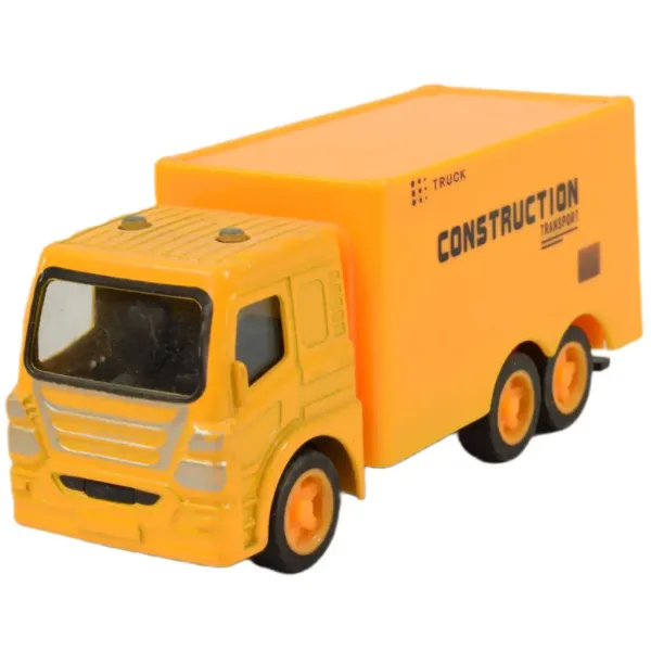 City Truck: Pojazdy budowlane z napędem na koło zamachowe, różne rodzaje, 9,5 cm, 1 sztuka zdjęcie 6