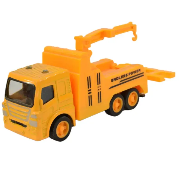 City Truck: Pojazdy budowlane z napędem na koło zamachowe, różne rodzaje, 9,5 cm, 1 sztuka zdjęcie 8