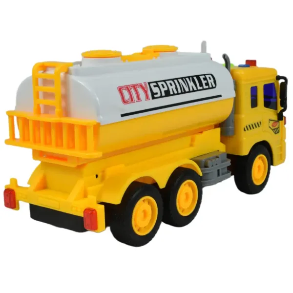 City Truck: Żółta cysterna z efektami świetlnymi i dźwiękowymi 1/18 zdjęcie 4
