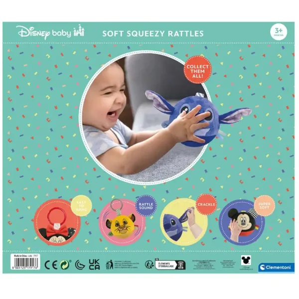 Clementoni Baby: Disney Baby miękkie pluszowe piłki-figurki w czterech wariantach 1 sztuka zdjęcie 5