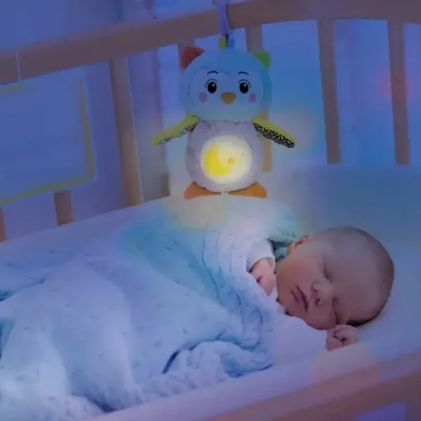 Clementoni Baby: Sowa pluszowa grająca z nocnym światłem zdjęcie 3