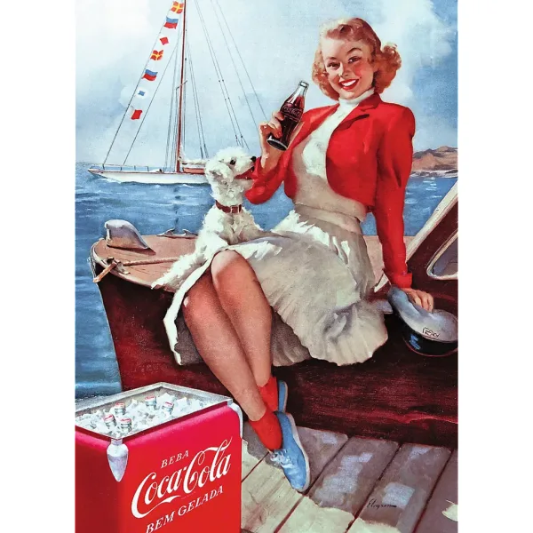 Coca-Cola nadmorska przerwa 1000-elementowe puzzle Premium plus quality - Trefl zdjęcie 2