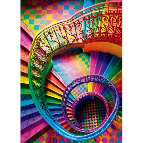 Colorboom Collection: Kolorowe schody 500-elementowe puzzle - Clementoni zdjęcie 2