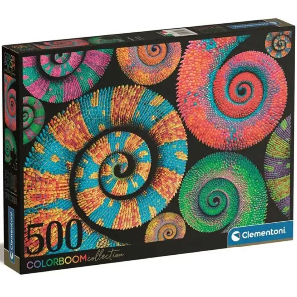 Colorboom: Kameleony puzzle 500 elementów - Clementoni zdjęcie 1