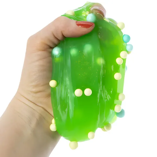 Compound Kings: Pachnący slime dinozaur z kulkami piankowymi i brokatem 217g zdjęcie 2