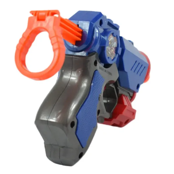 Cool Soft Bullet Gun: Mały pistolet na piankowe naboje w kolorze niebieskim, 14 cm zdjęcie 5
