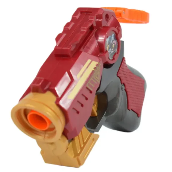 Cool Soft Bullet Gun: Mały pistolet na piankowe pociski w kolorze czerwonym, 14 cm zdjęcie 2