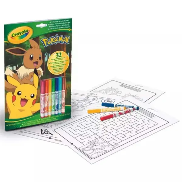 Crayola: Kolor i Aktywność - Zeszyt zadań Pokémon zdjęcie 1