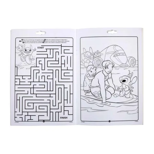 Crayola: Kolorowanka i zeszyt z zadaniami Lilo & Stitch zdjęcie 3