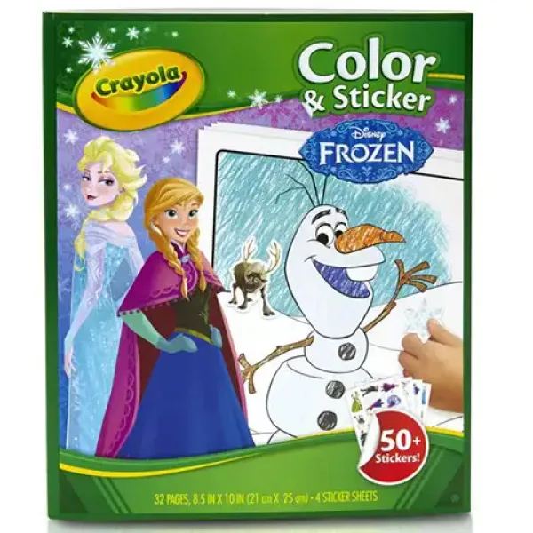Crayola: Kraina Lodu 2 – książeczka do kolorowania i naklejania zdjęcie 1