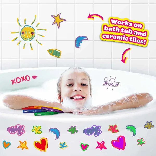 Craze Inkee: Woskowe kredki do kąpieli, zestaw 6 szt. zdjęcie 2