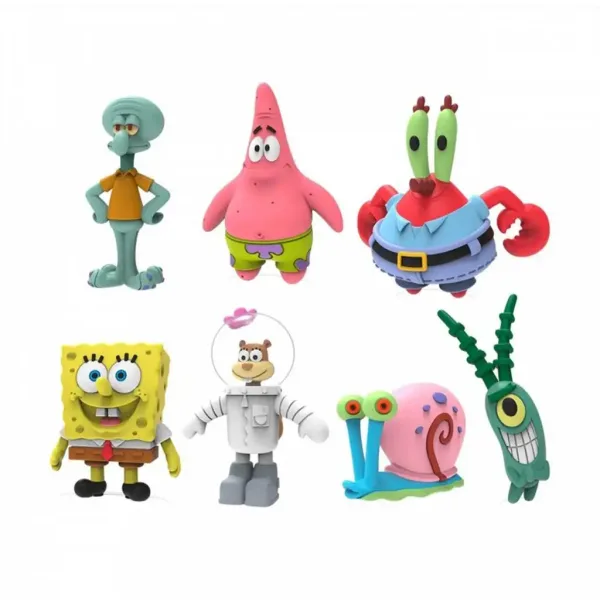 Craze Inkee: Zestaw wegańskich kul do kąpieli z kolekcjonerskimi figurkami z bajki SpongeBob Kanciastoporty zdjęcie 2