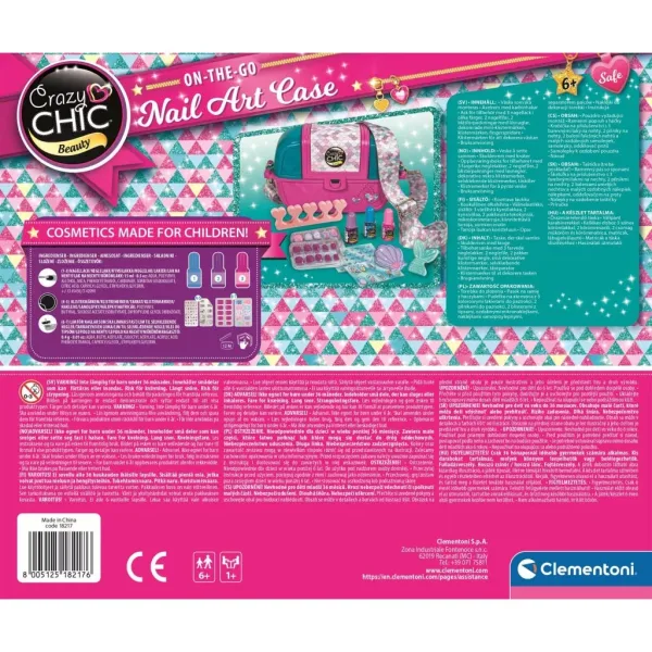 Crazy Chic: Zestaw do manicure w torebce - Clementoni zdjęcie 3