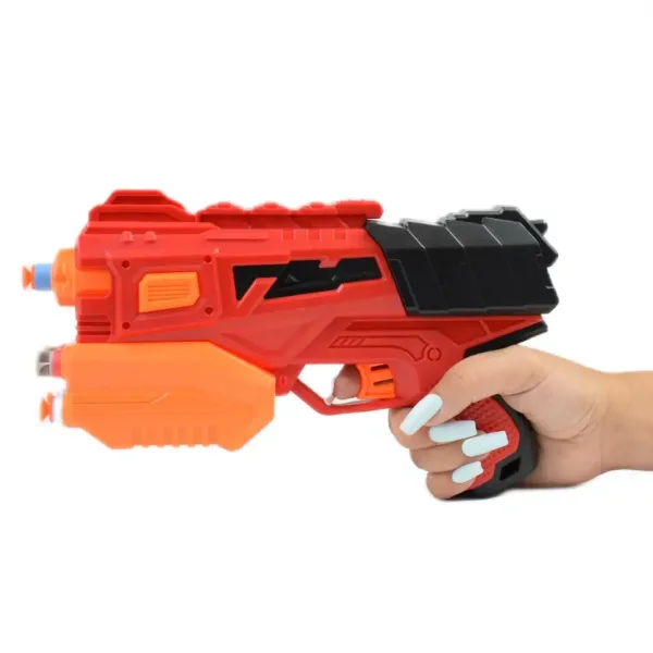 Crazy Launcher: Ręczny zestaw do strzelania gąbkami z tarczą i pociskami 24 cm zdjęcie 6