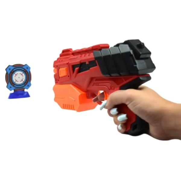Crazy Launcher: Ręczny zestaw do strzelania gąbkami z tarczą i pociskami 24 cm zdjęcie 8