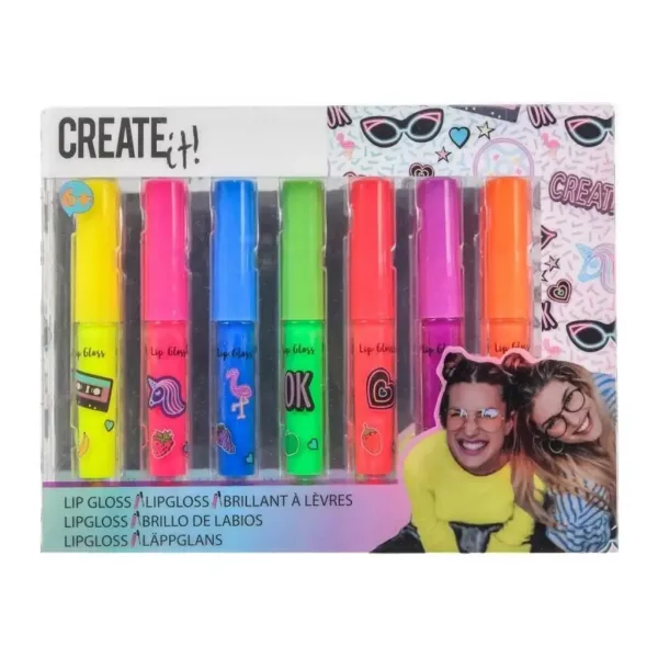 Create It! 7-częściowy zestaw w świecących neonowych kolorach zdjęcie 1