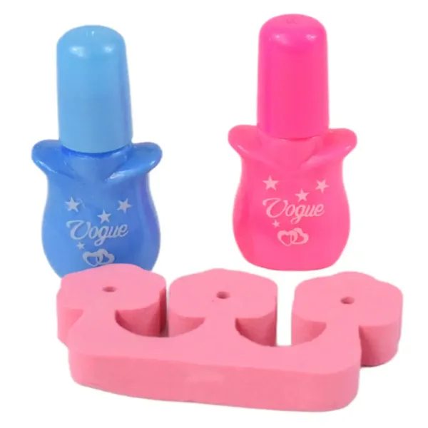 Cute Girl: Zestaw do makijażu i manicure z paletą, lakierem do paznokci i akcesoriami zdjęcie 4