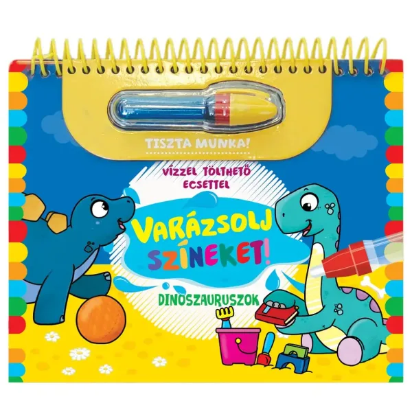 Czaruj kolory! - Zeszyt ćwiczeń z dinozaurami zdjęcie 1
