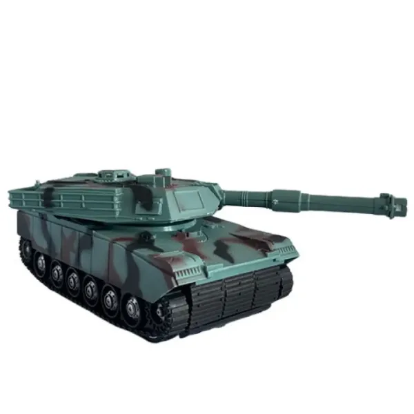 Czołg RC M1 Abrams w kamuflażu terenowym z światłem i dźwiękiem w skali 1/32, 23 cm. zdjęcie 2