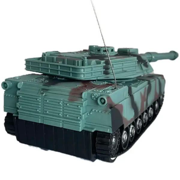 Czołg RC M1 Abrams w kamuflażu terenowym z światłem i dźwiękiem w skali 1/32, 23 cm. zdjęcie 4