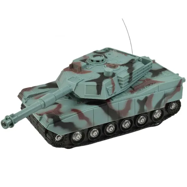 Czołg RC zdalnie sterowany M1 Abrams z efektami świetlnymi i dźwiękowymi, skala 1/32, 22 cm zdjęcie 2