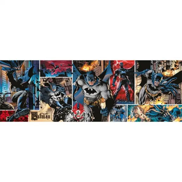 DC Comics: Batman w akcji 1000-elementowe puzzle panoramiczne - Clementoni zdjęcie 2