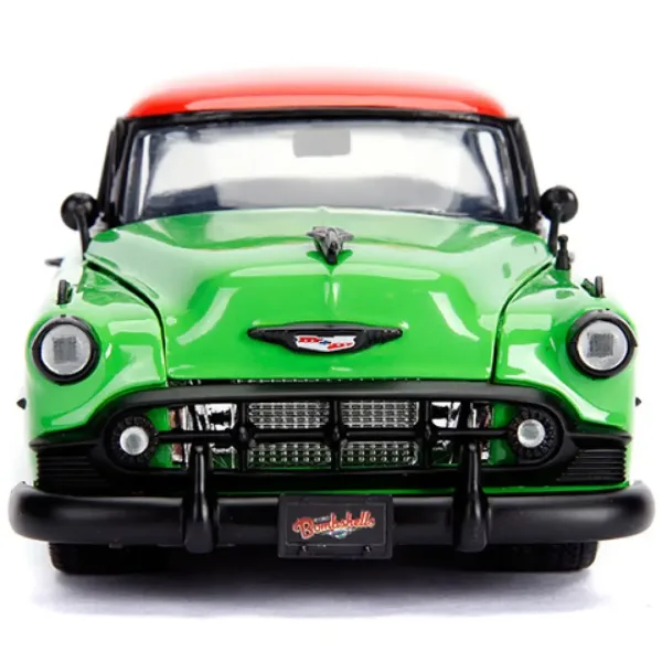 DC Comics: Figurka Trującego Bluszczu i model samochodu 1953 Chevy Bel Air w skali 1/24 - Simba Toys zdjęcie 4